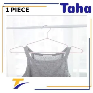 Taha Offer Metal Clothes Hanger With Silicone Layer 1 Piece