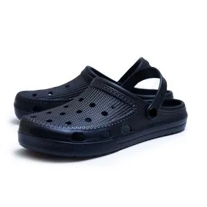Chicago Perforated Clogs For Men - Black