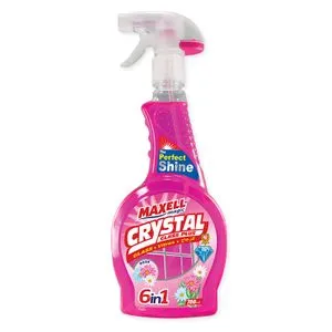 Maxell Magic Crystal Liquid Window Cleaner - Rose Scent - 700ml