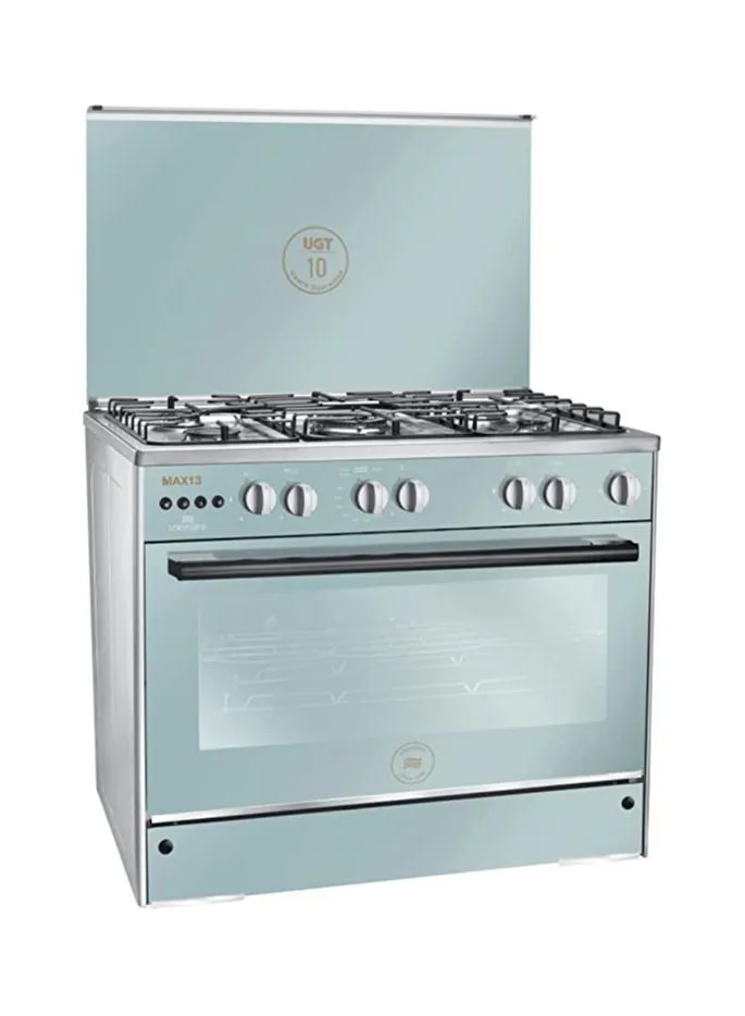 UNIONAIRE Unionaire Gas cooker MAX 13 80 VIP - Gas 5 Burners Cooker, 60 x 80 Stainless Steel - Fan - Half Safety