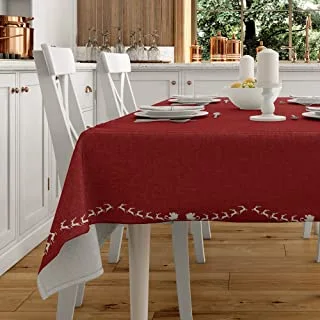 Tablecloth from jalsa for christmas cotton rectangle multi color size 150 cm x 150 cm