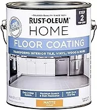 Rust-Oleum 358585 طلاء أرضيات أعلى طبقة طلاء غير لامع شفاف غال