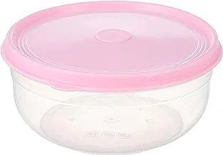 HeroPlast pink round fridge container (Large)