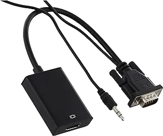 Vga male to hdmi female with sound adapter, 2724323529878