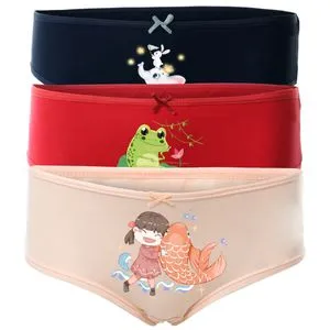 Mesery Bundle Of (3) Ultra Soft Hipster Panties - For Girls