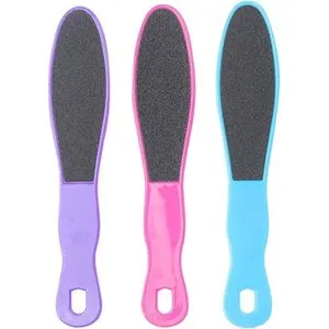 Pedicure Foot File Plastic Handle Double Side Callus 1 Pc