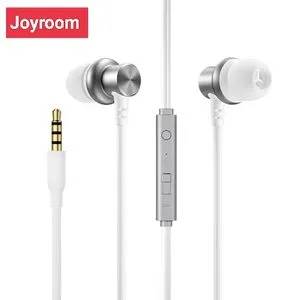 JOYROOM JR-EL115 Earphone  3.5mm Plug - Silver