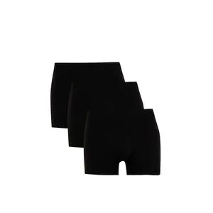 Defacto Man Black Knitted Boxer - 3 Pieces