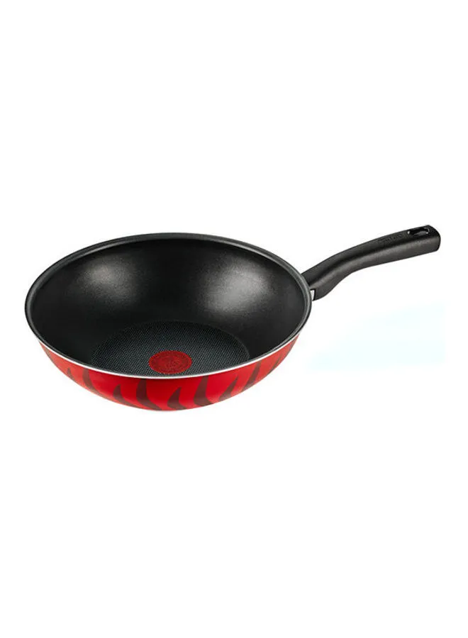 Tefal Tempo Wok Pan Red