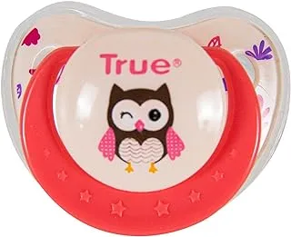 True Baby CHERRY SOOTHER WITH CAP +0 M