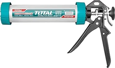 Total THT20109 Aluminum Caulking Gun With High Performance - Teal White