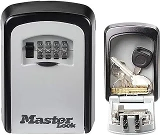 MASTER LOCK Key Safe [حجم متوسط] [مثبت على الحائط] [خارجي] [متوفر بلونين] - 5401EURD - Key Lock Box