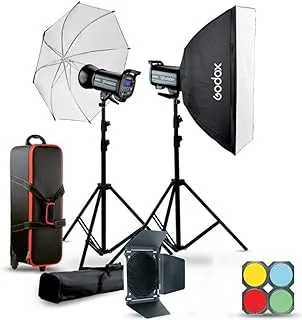 Godox qs600 ii-d (600w) studio flash 3 sets kit