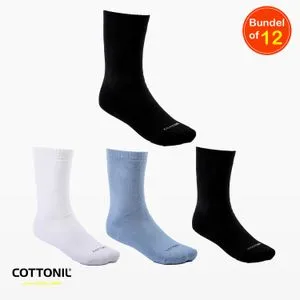 Cottonil Pack Of 12 - Full Length Men's Sports Socks