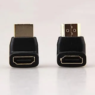 Star 90 degree 270 degree hdmi male to female right angle adapter connector