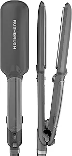 Rush Brush X6 Straightener infrared wide Tourmaline Ceramic Plates 235°C -Grey