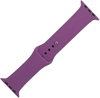 Generic Silicon Waterproof Watch Replacement Strap Compatible For Watch 42MM, 44MM Or 45MM - Purple