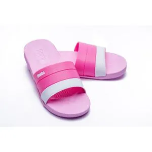 Luanda Front Logo Slide Slippers For Women - Light Pink