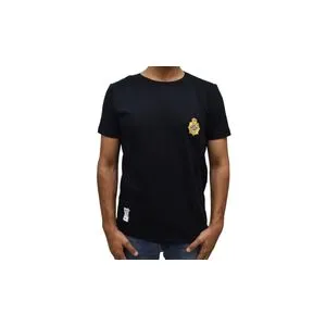 AGU Patch Round Neck T-Shirt - Black