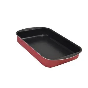 Tefal Tefal Minute Rectangle Oven Tray, Size 35 cm, Red - 9B963A4