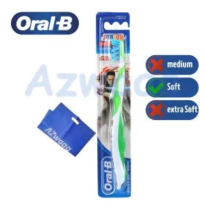 ORAL-B Toothbrush Junior ,6:12 Years Soft + Azwaaa Bag