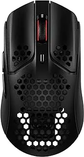 HyperX Pulsefire Haste – Wireless Gaming Mouse – Ultra Lightweight, 61g, 100 Hour Battery Life, 2.4Ghz Wireless, Honeycomb Shell, Hex Design, Up to 16000 DPI, 6 Programmable Buttons – Black