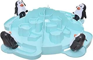 Generic Plastic penguins set game with 4 penguin set of 42 pieces for kids - multi color