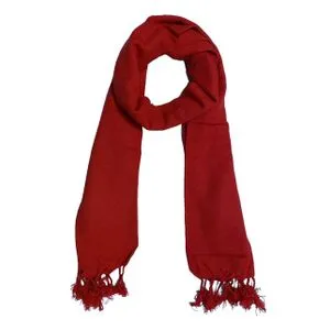Scarf Collections Solid Winter Scarf/Shawl/Wrap/Keffiyeh/Headscarf/Blanket For Men & Women - Small Size 50x170cm - Red