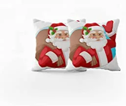 Jalsa christmas decorative pillow covers size: 45 cm × 45 cm multicolor