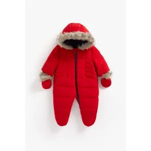 Mothercare Red Snowsuit