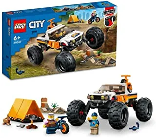 LEGO City 4x4 Off-Roader Adventures 60387 Building Blocks Toy Car Set; Toys for Boys, Girls, and Kids (252 Pieces)