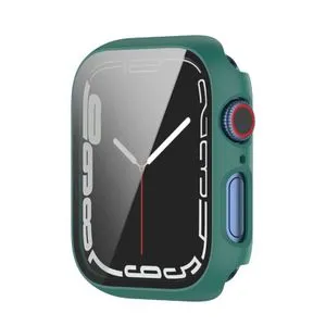 2 In 1 PC Case + Film For Apple Watch Series 7 45mm - Green