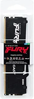 Kingston Fury Beast DDR5 RGB 16GB 5200MT / s DDR5 CL40 DIMM وحدة واحدة لذاكرة الألعاب المكتبية - KF552C40BBA-16