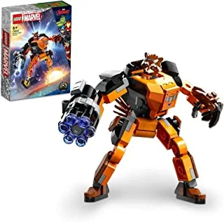 LEGO® Marvel Rocket Mech Armour 76243 Building Toy Set (98 Pieces)