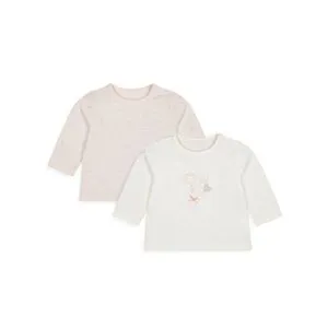 Mothercare My First Bow And Heart Tops - 2 Pack