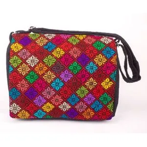 Ebda3 Men Masr Colorful Embroidery Laptop Bag  - Black - 43X35CM