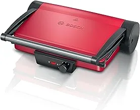 Bosch Contact Grill 2000 Watts, Red - TCG4104