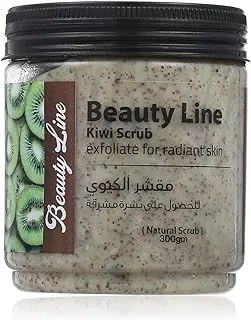 Beautyline kiwi face scrub, 300 gm