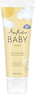 Sheamoisture baby lotion for dry skin and clear skin raw shea, chamomile and argan oil with shea butter 8 oz