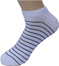 White Flower mens 4406 Casual Sock, White, 40-46 EU