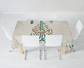 Jalsa rectangular tablecloth made of cotton for ramdan nights. size 150 cm x 150 cm multiple colors