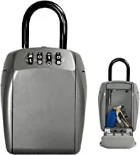 Master Lock Portable Key Safe [Reinforced Security] [Weatherproof - Outdoor]- 5414EURD - Key Lock Box with shackle