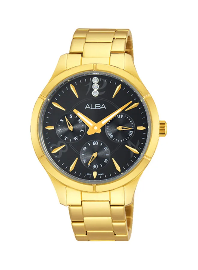 Alba Women's Stainless Steel  Chronograph Watch AP6448X