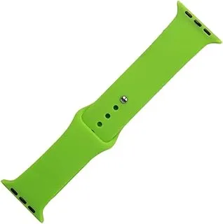 Generic Silicon Waterproof Watch Replacement Strap Compatible For Watch 38MM, 40MM Or 41MM - Green