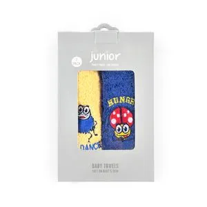 Junior High Quality Cotton Blend And Comfy Baby Towel P/2