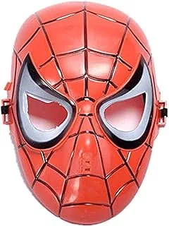 The avengers put on a prop spider-man mask red