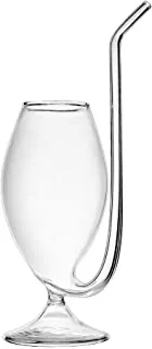 1pcs Vampire Devil Red Wine Glass Transparent Champagne Cup With Built in Drinking Tube Straw for Party Gift Bar Tools