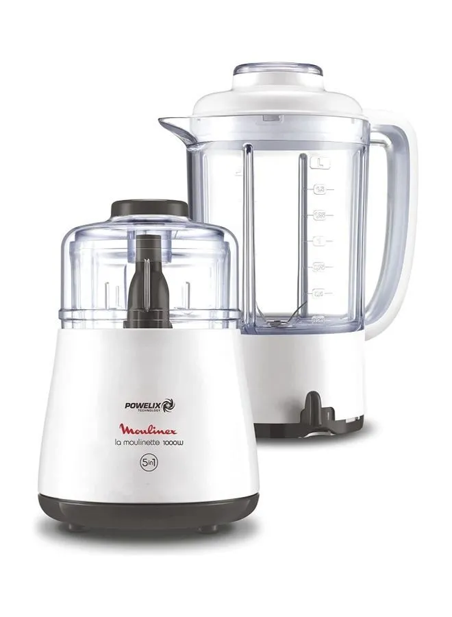 Moulinex Moulinex La Moulinette Chopper With Blender 1000.0 W DPA241EG white