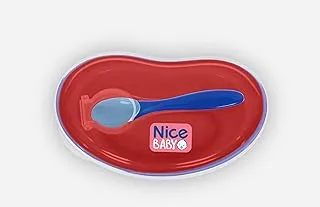 Bubbles Plate With Silicone Toothbrush Gift