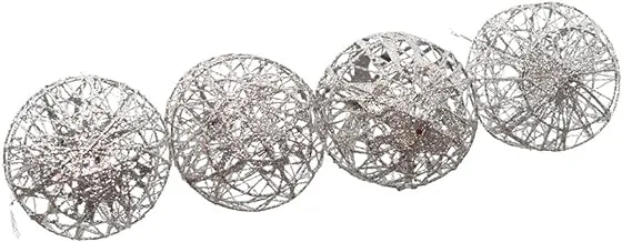 4PCS 7CM BALL (Silver)